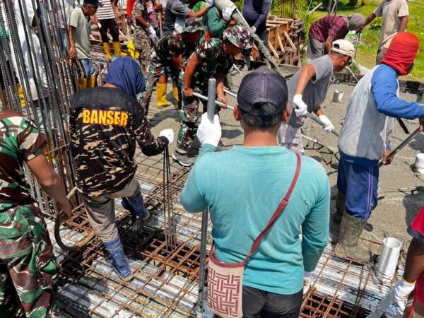 Pengecoran Lantai II tahap III