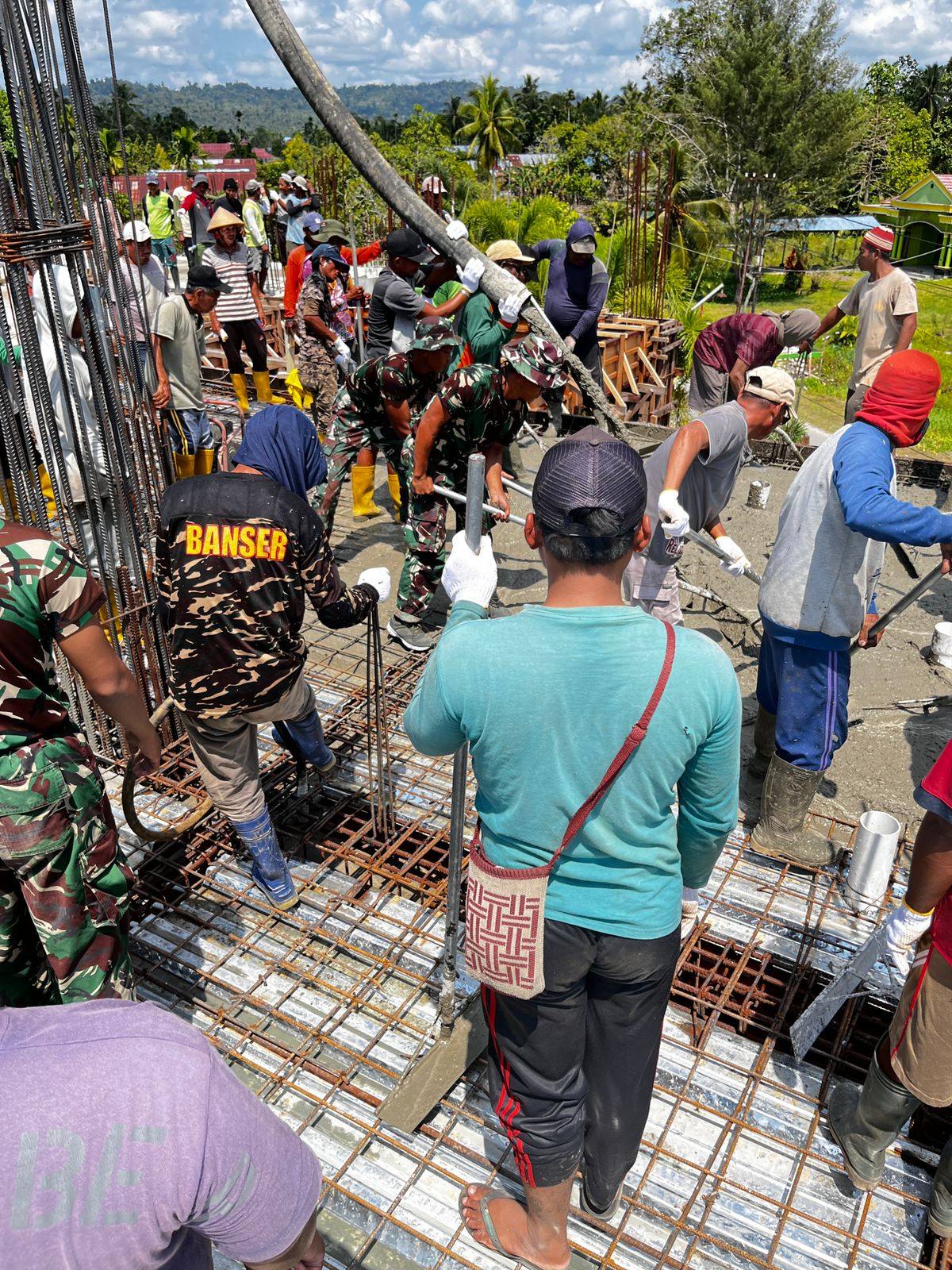 Pengecoran Lantai II tahap III