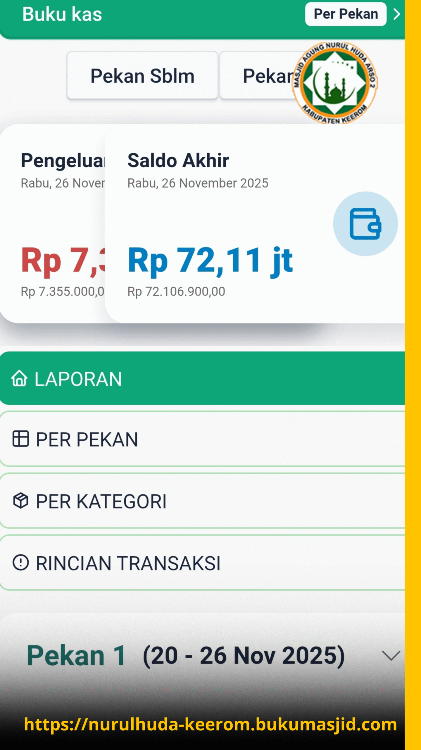 Transparansi Panitia Pembangunan Masjid Agung Nurul Huda Keerom Transparansi Panitia Pembangunan Masjid Agung Nurul Huda Keerom