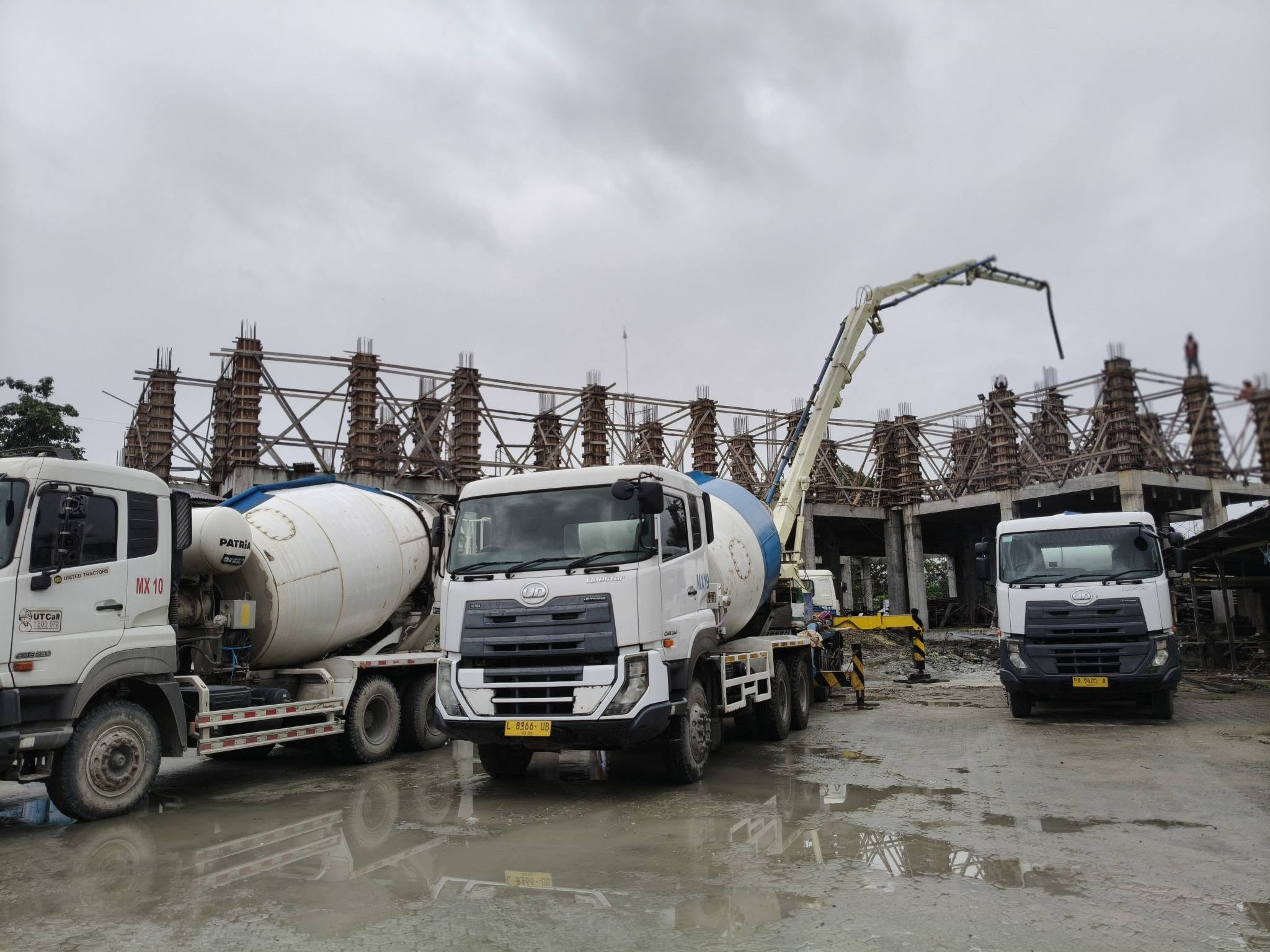 POTRET PENGECORAN TIANG TAHAP DUA